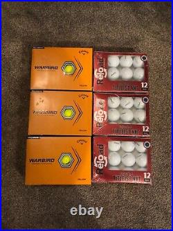Custom Callaway & Titleist Golf Balls 6 packs of 12 balls, Brand New new box