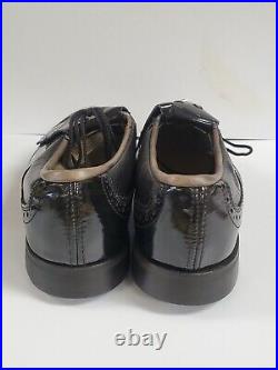 Dexter Golf Shoes Men's Black Spikes Kiltie Leather Sz. 10 D NEW No Box