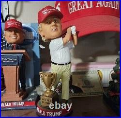 Donald Trump Golfing Bobblehead With Original Box Rare