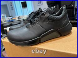 ECCO Men's BIOM H4 Golf Shoes Black Size 41/7-7.5. New in Peter Millar box