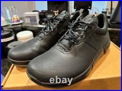 ECCO Men's BIOM H4 Golf Shoes Black Size 41/7-7.5. New in Peter Millar box