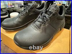 ECCO Men's BIOM H4 Golf Shoes Black Size 41/7-7.5. New in Peter Millar box