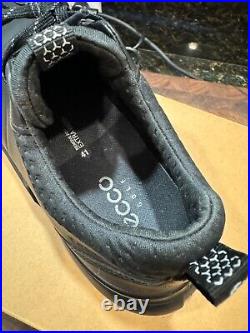 ECCO Men's BIOM H4 Golf Shoes Black Size 41/7-7.5. New in Peter Millar box