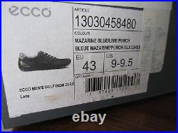 ECCO Men's Shoes 43 (EU) 9-9.5 (US) GOLF BIOM ZERO color BLUE NEW in BOX