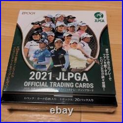 EPOCH 2021 JLPGA Japan Golf Official Trading Card Box #3513