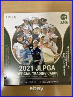 EPOCH 2021 JLPGA OFFICIAL Trading Cards Sealed Box Golf JLPGA From Japan Shrink EPOCH 2021 JLPGA OFFICIAL Trading Cards Sealed Box Golf JLPGA From Japan Shrink
