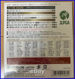 EPOCH 2021 JLPGA OFFICIAL Trading Cards Sealed Box Golf JLPGA From Japan Shrink