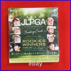 EPOCH JLPGA 2023 ROOKIES & WINNERS Box Packs Ladies Pro Golf Official Card Japan