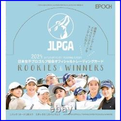 EPOCH JLPGA 2024 ROOKIES & WINNERS Box Packs Golf Official Card Japan Ladies PSL