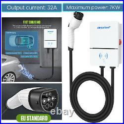 EV Charger Electric Vehicle & Car Wall Box Charging 32A/7KW Type 2 Portable 220V