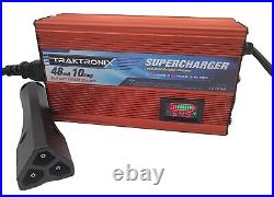 EZGO 10 AMP RXV & TXT Golf Cart Battery Charger LED DISPLAY 48V Open Box EZGO 10 AMP RXV & TXT Golf Cart Battery Charger LED DISPLAY 48V Open Box