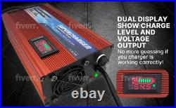EZGO 10 AMP RXV & TXT Golf Cart Battery Charger LED DISPLAY 48V Open Box EZGO 10 AMP RXV & TXT Golf Cart Battery Charger LED DISPLAY 48V Open Box