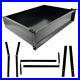 EZGO RXV Golf Cart Black Steel Utility Cargo Box with Brackets