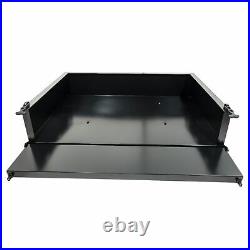 E-Z-GO Golf Cart GTW Black Steel Cargo Box Kit for TXT/ T48/Valor 1995 and up