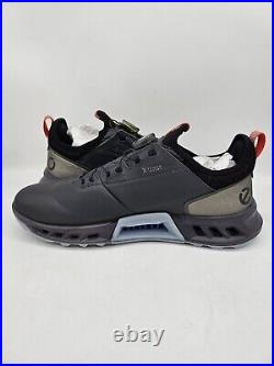 Ecco Biom C4 GTX GORE TEX BOA Black Gray Golf Sneaker? 8-8.5 Magnet? No BOX