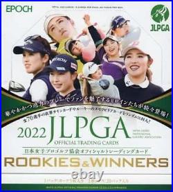 Epoch 2022 Jlpga Official Trading Cards Rookies & Winners Woman Golf
