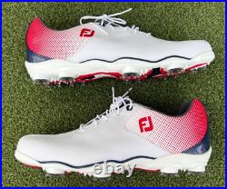 FOOTJOY MENS 11 DNA HELIX Golf Shoes Soft Spike 53317 Red White Blue NEW IN BOX