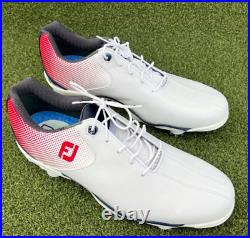 FOOTJOY MENS 11 DNA HELIX Golf Shoes Soft Spike 53317 Red White Blue NEW IN BOX