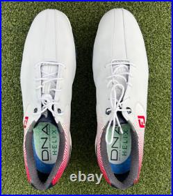 FOOTJOY MENS 11 DNA HELIX Golf Shoes Soft Spike 53317 Red White Blue NEW IN BOX