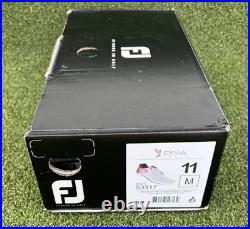 FOOTJOY MENS 11 DNA HELIX Golf Shoes Soft Spike 53317 Red White Blue NEW IN BOX