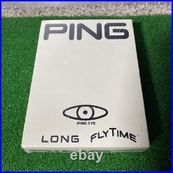 Factory Sealed Ping Eye Golf Ball Box 12 Golf Balls Solid White Unopened Plastic