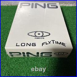 Factory Sealed Ping Eye Golf Ball Box 12 Golf Balls Solid White Unopened Plastic