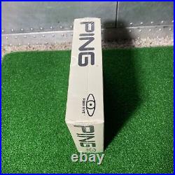 Factory Sealed Ping Eye Golf Ball Box 12 Golf Balls Solid White Unopened Plastic