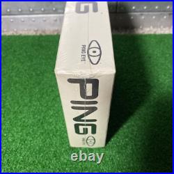 Factory Sealed Ping Eye Golf Ball Box 12 Golf Balls Solid White Unopened Plastic
