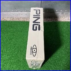 Factory Sealed Ping Eye Golf Ball Box 12 Golf Balls Solid White Unopened Plastic