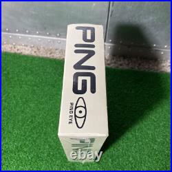 Factory Sealed Ping Eye Golf Ball Box 12 Golf Balls Solid White Unopened Plastic
