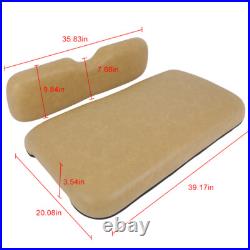 Fits E-Z-GO RXV Tan Golf Cart Front Back & Seat Cushion Set Upgrade New-Style
