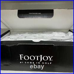 FootJoy 2021 Men Traditions White Spiked Golf Shoes 57903 White 9.5 New in Box