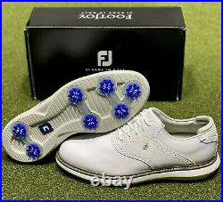 FootJoy 2021 Traditions Golf Shoes 57903 White 11.5 Medium (D) New in Box #85687