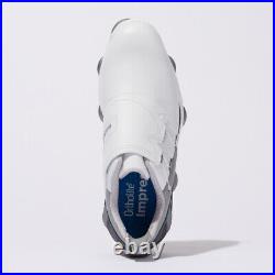 FootJoy Golf Men's Shoes TOUR ALPHA BOA WIDE 55522 White Gray New in Box Japan