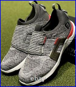 FootJoy HyperFlex BOA Men's Golf Shoes Gray/Red 9.5 Medium (D) New in Box #86175
