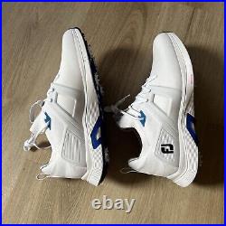 FootJoy Hyperflex Golf Shoes 51118 White/Blue Men's Size 11.5 NEW IN BOX