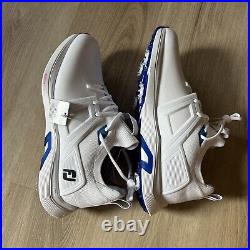 FootJoy Hyperflex Golf Shoes 51118 White/Blue Men's Size 11.5 NEW IN BOX