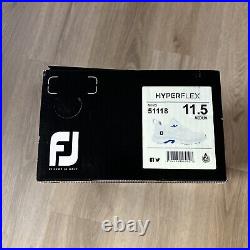 FootJoy Hyperflex Golf Shoes 51118 White/Blue Men's Size 11.5 NEW IN BOX