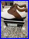 FootJoy Icon Black White Brown Golf Shoe 12W New Box Cork Fitbed