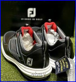 FootJoy Men's FJ Fury Golf Shoes 51103 Black 11.5 Medium (D) New in Box #76687