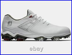 FootJoy Tour X Men's Golf Shoes 55403 White/Red 9 Medium (D) New in Box #83307 FootJoy Tour X Men's Golf Shoes 55403 White/Red 9 Medium (D) New in Box #83307