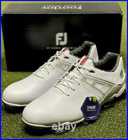 FootJoy Tour X Men's Golf Shoes 55403 White/Red 9 Medium (D) New in Box #83307 FootJoy Tour X Men's Golf Shoes 55403 White/Red 9 Medium (D) New in Box #83307