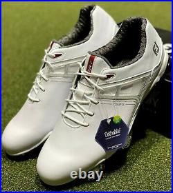 FootJoy Tour X Men's Golf Shoes 55403 White/Red 9 Medium (D) New in Box #83307 FootJoy Tour X Men's Golf Shoes 55403 White/Red 9 Medium (D) New in Box #83307