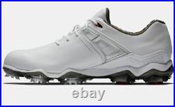 FootJoy Tour X Men's Golf Shoes 55403 White/Red 9 Medium (D) New in Box #83307 FootJoy Tour X Men's Golf Shoes 55403 White/Red 9 Medium (D) New in Box #83307