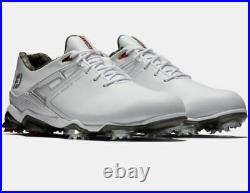 FootJoy Tour X Men's Golf Shoes 55403 White/Red 9 Medium (D) New in Box #83307 FootJoy Tour X Men's Golf Shoes 55403 White/Red 9 Medium (D) New in Box #83307