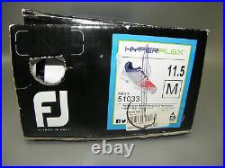 Footjoy Hyperflex Men's Golf Shoe 11.5 M Red/white/blue 51033 New Damaged Box