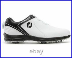 Footjoy Ultra Fit Boa Mens Golf Shoes Wht/blk Size 8 Medium 54177. New In Box