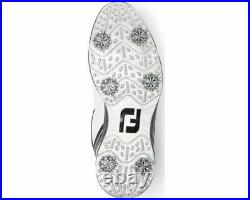 Footjoy Ultra Fit Boa Mens Golf Shoes Wht/blk Size 8 Medium 54177. New In Box