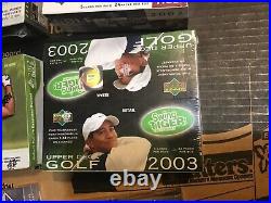 GOLF UPPER DECK sp Authentic/ sp game used FACTORY SEALED BOX lot (6)RARE GOLF UPPER DECK sp Authentic/ sp game used FACTORY SEALED BOX lot (6)RARE