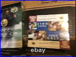 GOLF UPPER DECK sp Authentic/ sp game used FACTORY SEALED BOX lot (6)RARE GOLF UPPER DECK sp Authentic/ sp game used FACTORY SEALED BOX lot (6)RARE